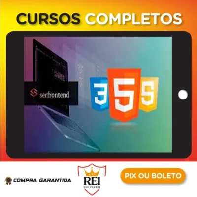 Curso Web Design Completo Html5, Css3 e JS + 5 Projetos - Daniel Tapias Morales e Serfrontend Cursos