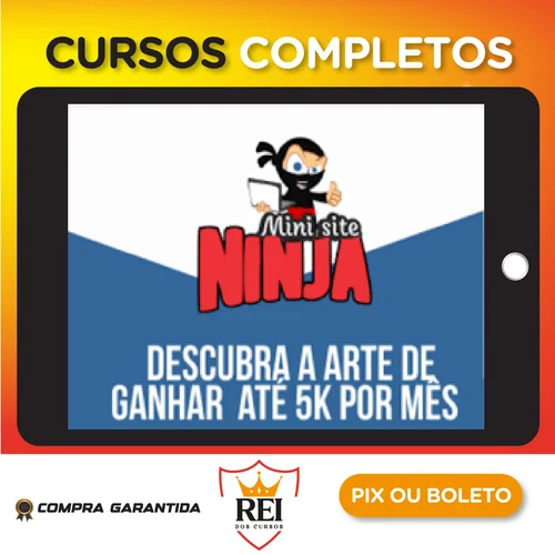 Mini Site Ninja 2.0 - Venha Ser Um Ninja