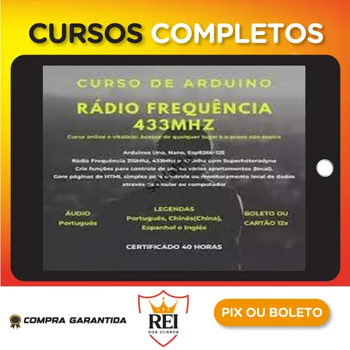 Arduino: Radio Frequência 433mhz - Gilson de Freitas