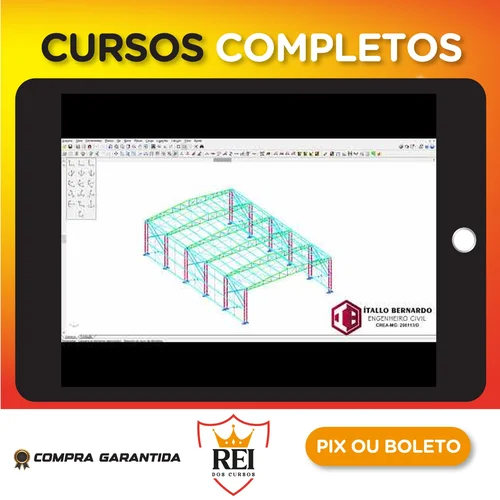 Dimensionamento de Edificio em Aço e Estruturas Mistas - Ítallo Bernardo