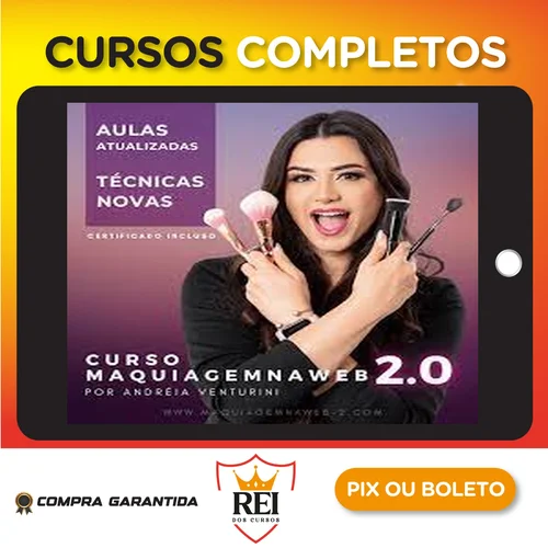 Curso Maquiagem Na Web - Andreia Venturini