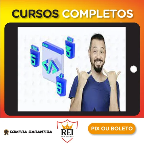 Front-End Design Essencial: Html, CSS e JS Completo do Zero - Brunão Souza