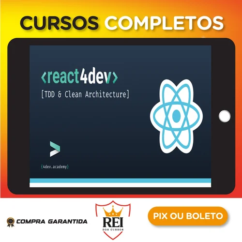 Reactjs, Hooks, Tdd, Clean Architecture, Solid e Patterns - Rodrigo Manguinho