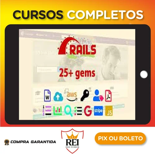 Ruby On Rails 6 Learn 25+ Gems and Build a Startup Mvp - Yaroslav Shmarov [Inglês]